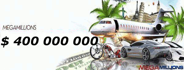 MegaMillios  400 mil +SuperEnaMax + LoteriaNacionalExtra + Powerball