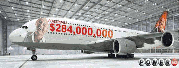 Powerball 284 mil + MegaMillios  1220mil + Winter Olympics Offer