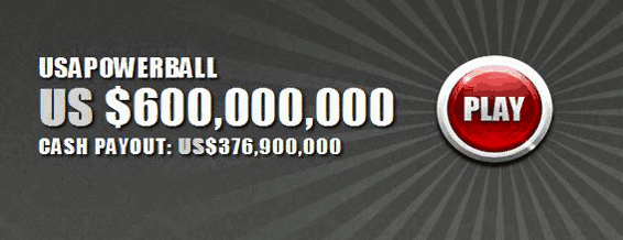 Powerball $ 600 mil