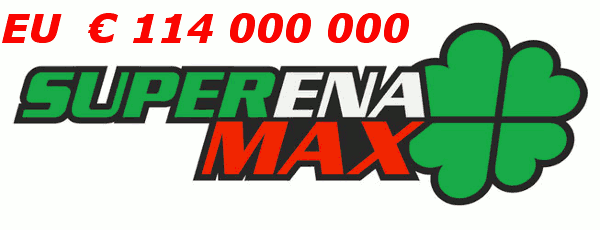 SuperEnaMax 114 mil + LoteriaNacionalExtra 105 mil + EuroJackpot 47 mil